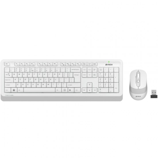 A4 Tech FG1010 Q Kablosuz MM Klavye Mouse Beyaz