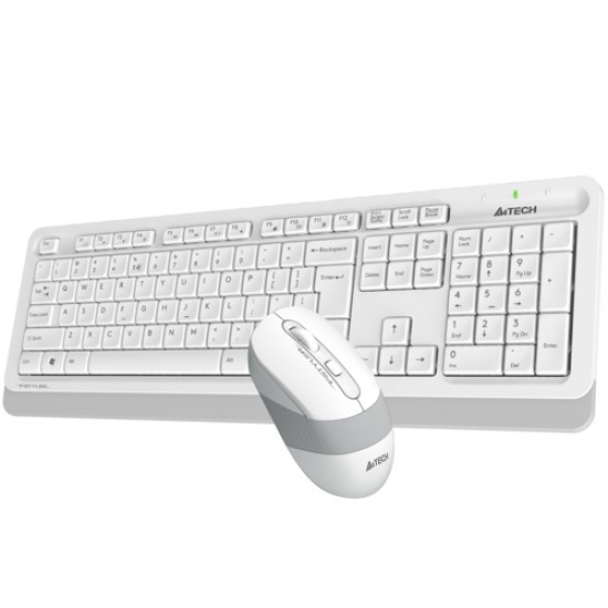 A4 Tech FG1010 Q Kablosuz MM Klavye Mouse Beyaz