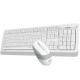 A4 Tech FG1010 Q Kablosuz MM Klavye Mouse Beyaz