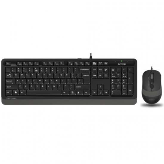A4 Tech F1010 MM Klavye Mouse Set Gri USB
