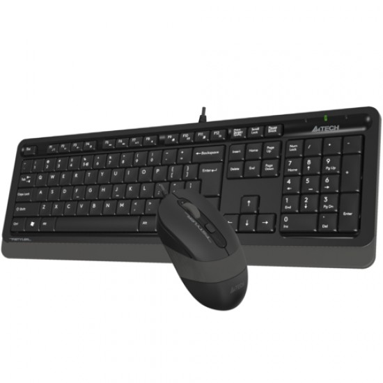 A4 Tech F1010 MM Klavye Mouse Set Gri USB