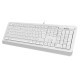 A4 Tech FK10 Q Kablolu MM Klavye Beyaz USB