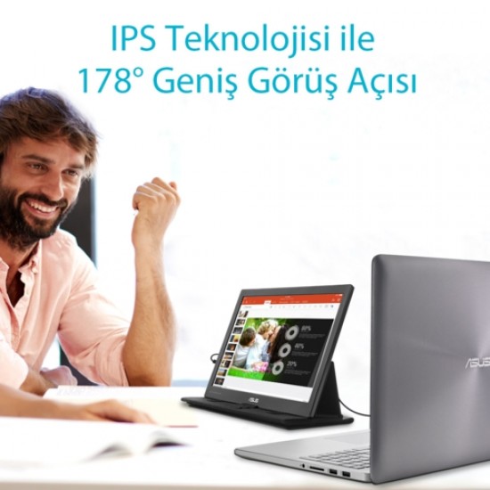 Asus 15.6 MB169C+ IPS Taşınabilir Monitör 5ms Gri