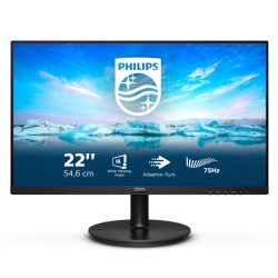Philips 21.5 222V8LA/01 LED MM Monitör 4ms Siyah