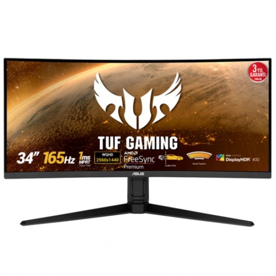 Asus 34 VG34VQL1B Curved Gaming Monitör 1ms