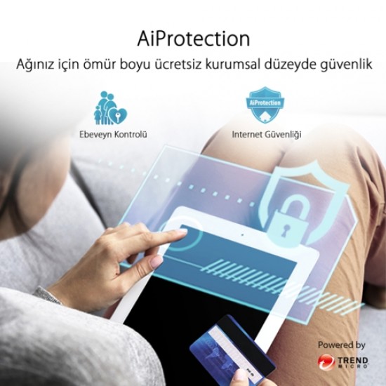 Asus CD6 ZenWiFi AC1500 3'lü Paket Mesh Sistem