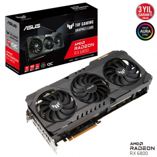 Asus TUF-RX6800-O16G-GAMING 16GB 256Bit GDDR6