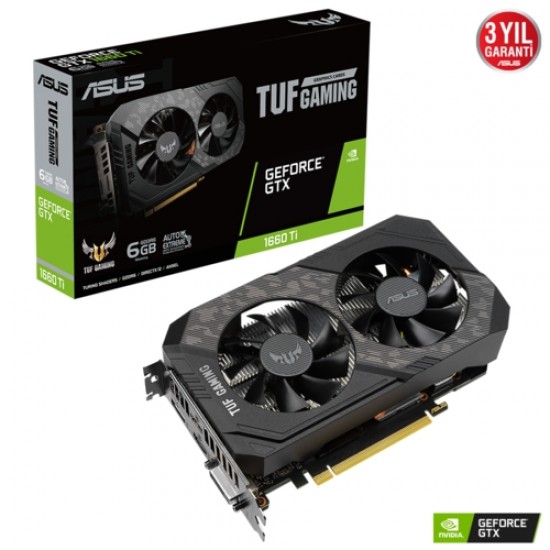 Asus TUF-GTX1660TI-6G-EVO-GAMING 6GB 192Bit GDDR6