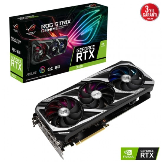 Asus STRIX-RTX3050-O8G-GAMING 8GB 128Bit GDDR6 LHR